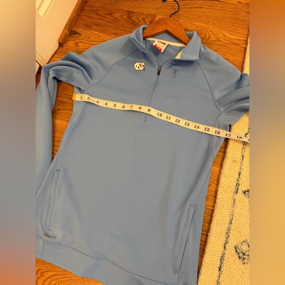 Nike Carolina Blue North Carolina UNC Tar Heels Quarter Zip Size Small - Picture 9 of 10